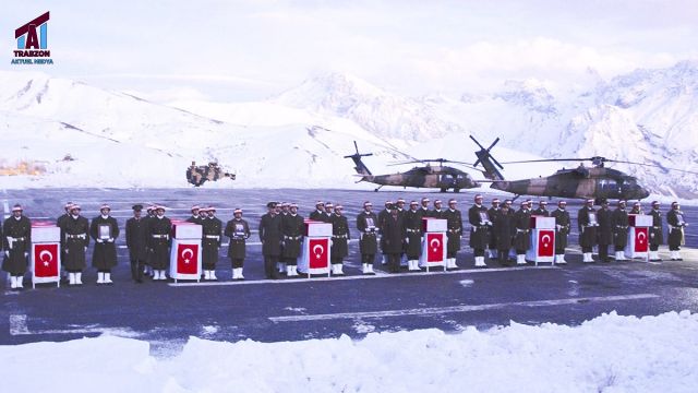 Naaşları memleketlerine uğurlandı! Pençe-Kilit şehitlerine son görev