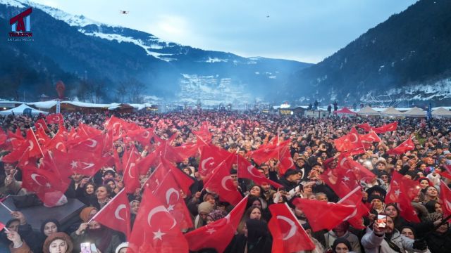 Uzungöl Kış Festivali’de Rekor: 130 bin…